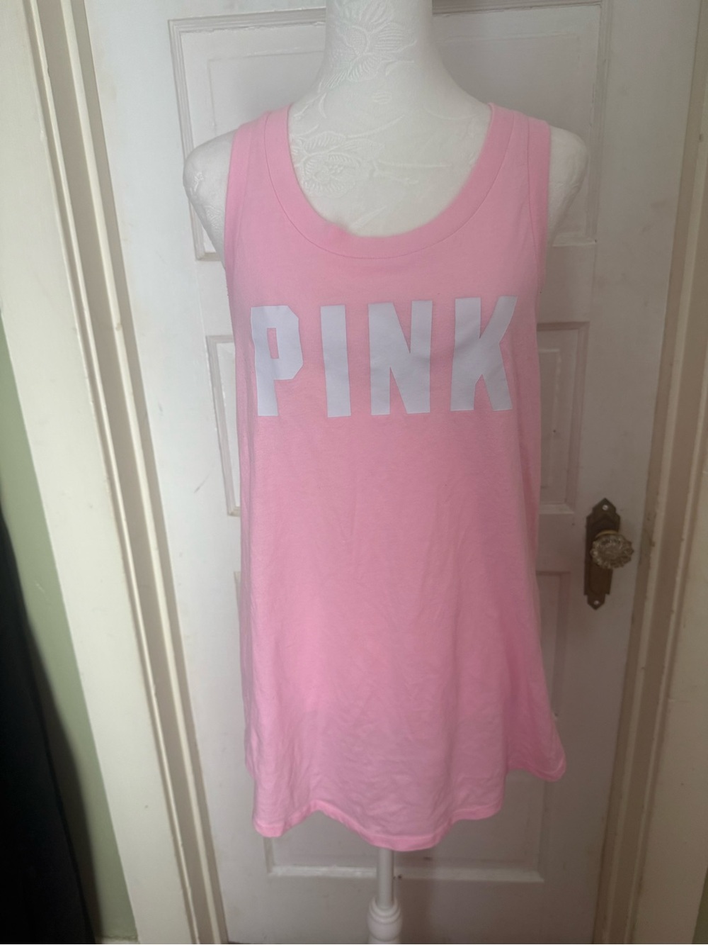 PINK Victoria’s Secret Everyday Relaxed Fit Open Back Tank Top